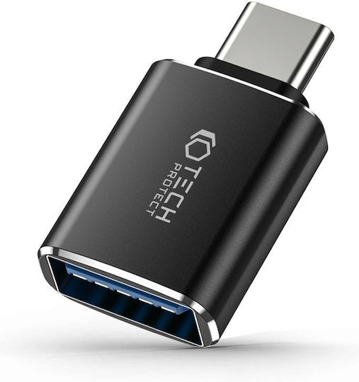 Tech-Protect Ultraboost Μετατροπέας USB-C male σε USB-A female 1τμχ