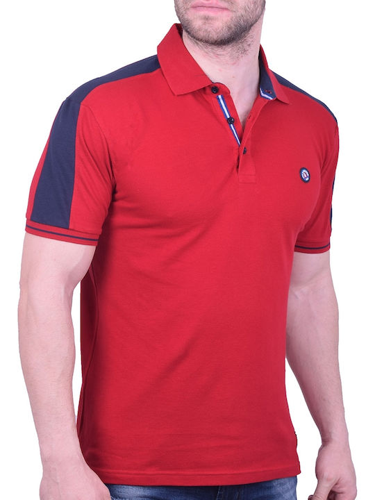 Splendid Polo Kurzarmbluse Rot