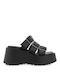 Windsor Smith Women's Leather Platform Wedge Sandals Black