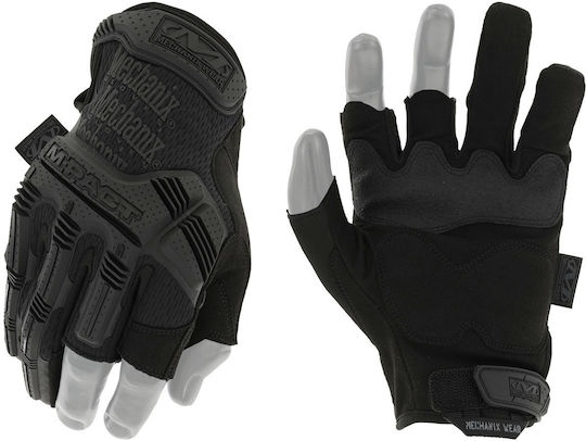 Mechanix Wear Γάντια Εργασίας Μαύρα Συνθετικού Δέρματος