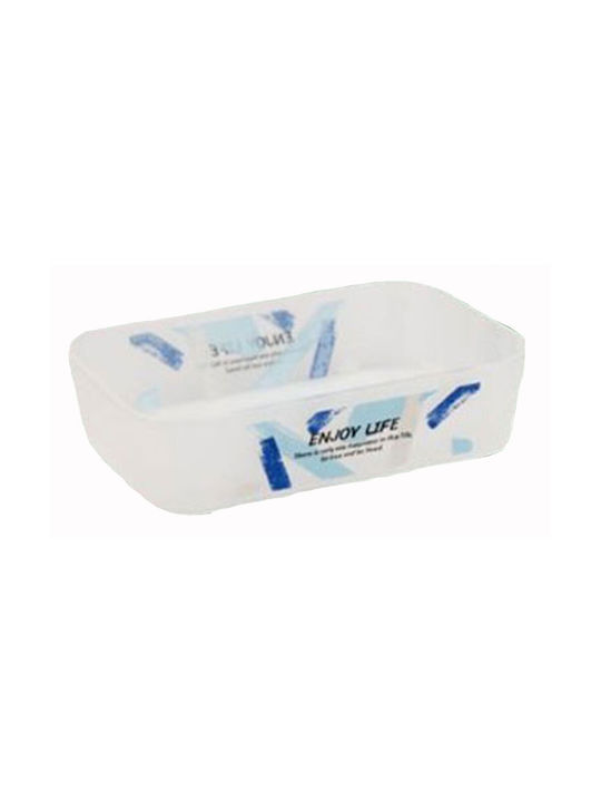 Bathlux Plastic Soap Dish Countertop White