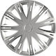 AMiO Τάσι Αυτοκινήτου Hubcap Spark 1τμχ 14" Ασημί