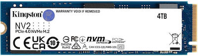 Kingston NV2 SSD 4TB M.2 NVMe PCI Express 4.0