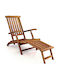 Deckchairs Wooden With Arms 148x57x89cm