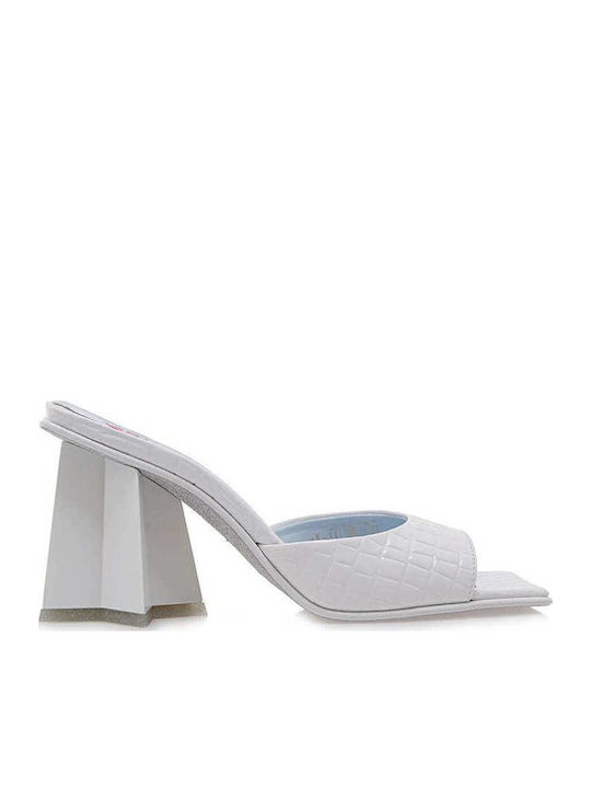 Chiara Ferragni Decollete Mules Weiß CF3133-009