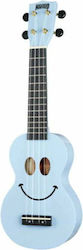 Mahalo Smiley Sopran Ukulele Light Blue