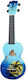 Mahalo Hawaii Soprano Ukulele Blue with Hawaii ...