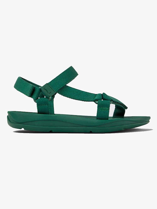 Women's Flat Sandals Sporty in Green Color