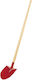 Curved Shovel with Shaft 81cm and Metal Handle