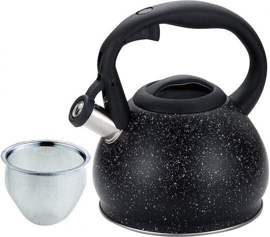 KING Hoff Kettle Stainless Steel Black 1200ml