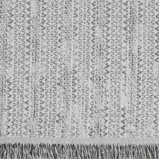 Borea Three-Seater Sofa Throw Boho 180x300cm Gray