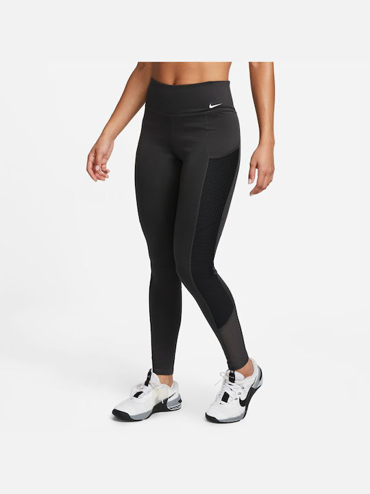 Nike Therma-Fit One Γυναικείο Μακρύ Κολάν Ψηλόμεσο Μαύρο