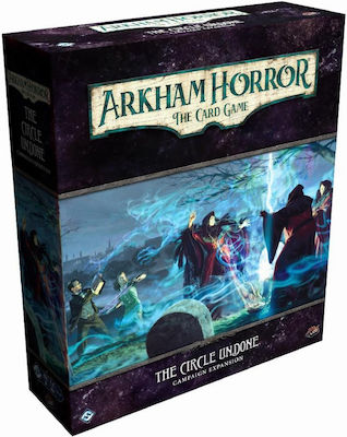 Fantasy Flight Разширение на Игра Arkham Horror: The Circle Undone Campaign Expansion за 1-2 Играчи 14+ Години