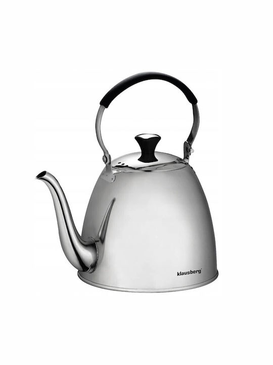 Klausberg Fierbător cu Filtru Inoxidabil Argintiu 1100ml