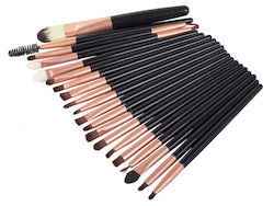 Professional Set with Make Up Brushes Black / Rose Gold 20 Pieces Professional Set with Make Up Brushes Black / Rose Gold 20 Pieces