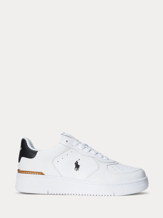 Ralph Lauren Masters CRT Ανδρικά Sneakers Λευκά