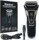 Kemei Foil Electric Shaver Face Rechargeable