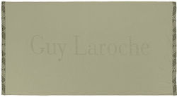 Guy Laroche Snap Strandtuch Baumwolle Grün 180x90cm. Khaki