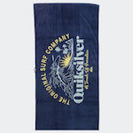 Quiksilver Sportsline Strandtuch Baumwolle Blau 160x80cm.