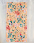 Rythmos Parrot Beach Towel Orange 140x70cm.