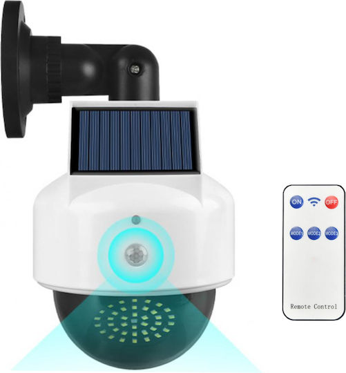 Factory Street Solar Light Cold White 6000K with Motion Sensor, Photocell and Remote Control IP65