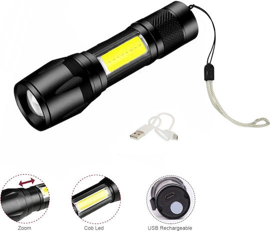 Factory Επαναφορτιζόμενος Φακός Μπρελόκ LED BL-511