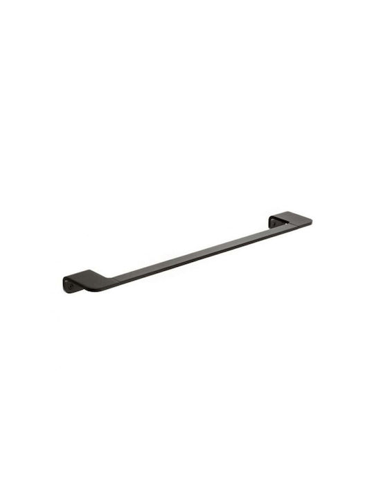 Dimitracas Single Wall-Mounted Bathroom Rail Black 06630.001