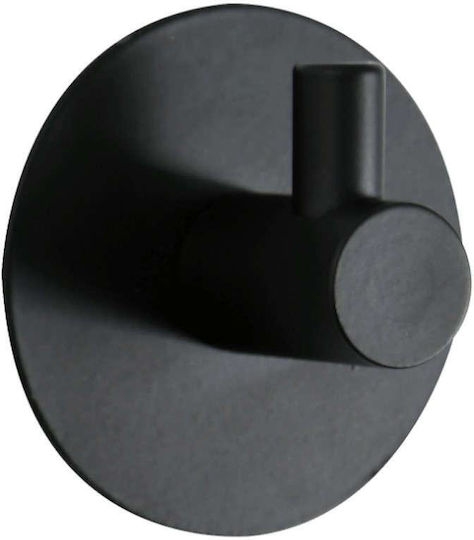 Dimitracas Single Wall-Mounted Bathroom Hook ​5x5cm Black