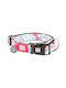 Max & Molly Cherry Bloom Κολάρο Σκύλου σε Ροζ χρώμα XSmall 10mm x 22 - 35cm