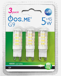 Fos me LED 5W G9 3τμχ Fos me LED 5W G9 3τμχ