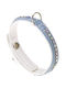 Ferplast Lux C Dog Collar Leather in Blue color 12mm x 22cm