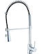 Vinci King Kitchen Counter Faucet with External Spray Hose Silver