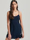 Sommer Mini Kleid Marineblau