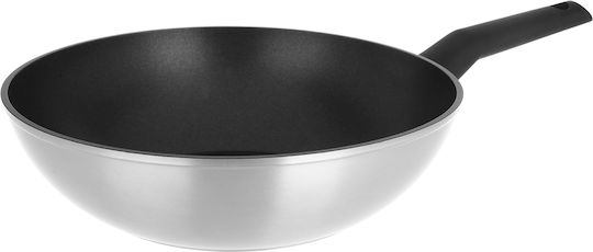 Sitram Silveral 28cm Wok Aluminum with Non-stick Coating Sitram Silveral 28cm Wok Aluminum with Non-stick Coating