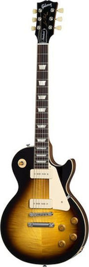 Gibson Standard 50s P90 Електрическа Китара Единичен разрез с 2xP90 Конфигурация на Пикапите Tobacco Burst
