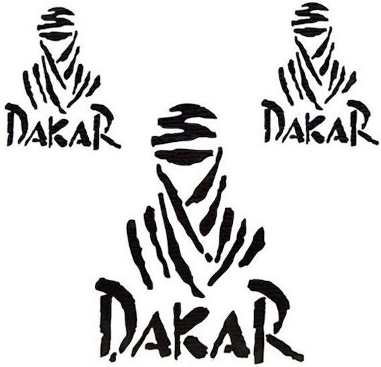 Moto Discovery Dakar Stickers Set Black