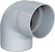 Fasoplast Pipe Elbow Fitting PVC 100mm ΕΑΚ10087