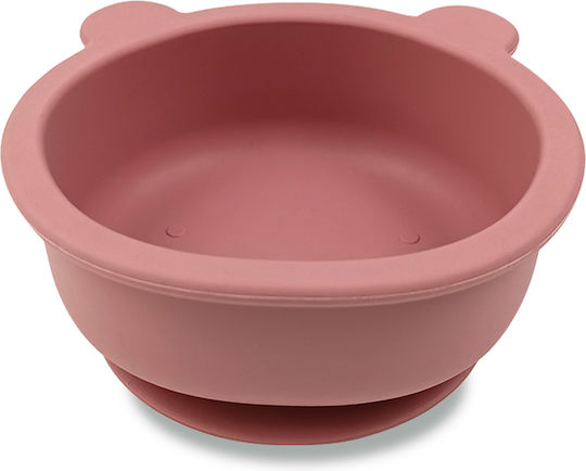 Baby Cloud Baby Food Bowl made of Silicone Pink