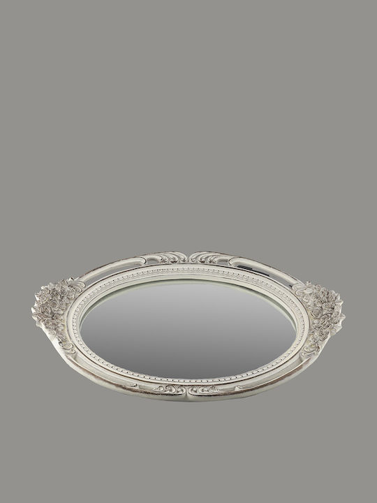 La Vista Wedding Tray Made of Plastic with Mirr...