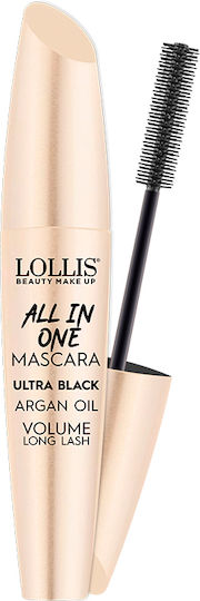 Lollis Beauty Make Up All In One Маскара за Обем & Дължина Черен 6мл