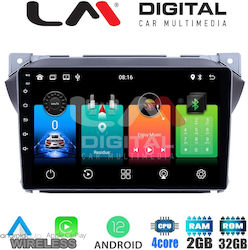 LM Digital Car-Audiosystem für Suzuki Hoch Nissan Pixo 2009-2016 (Bluetooth/USB/WiFi/GPS/Apple-Carplay) mit Touchscreen 10"