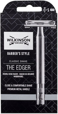 Wilkinson Sword Barber's Style Classic Shave The Edger Ξυραφάκι Ασφαλείας Κλειστού Τύπου με Λεπίδες 5τμχ