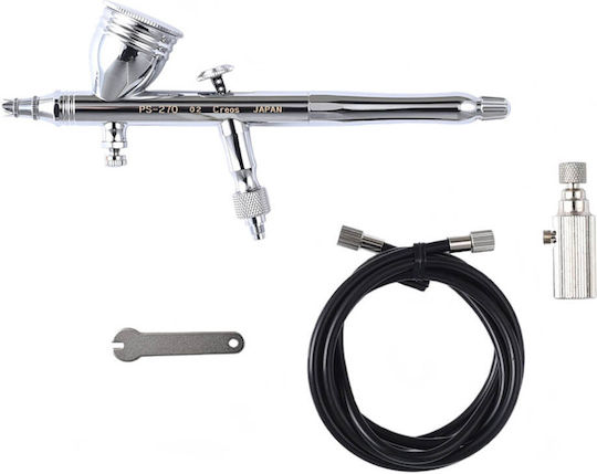 Mr Hobby Αερογράφος GSI Creos mit Behälter 10ml Μπεκ 0.2mm Platin