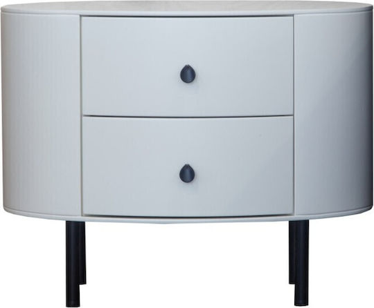 Conti Ξύλινο Λευκό 60x50x53cm Conti Ξύλινο Λευκό 60x50x53cm