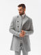 Ombre Men's Half Coat Gray