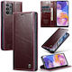 Caseme 003 Wallet Δερματίνης Μπορντό (Galaxy A23 4G / Galaxy A23 5G)