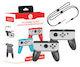 Jys Hand Grip Χειριστηρίου για Switch σε Μαύρο χρώμα
