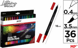 Artix Zeichenstifte Set 36 Mehrfarbige Farben Artix Zeichenstifte Set 36 Mehrfarbige Farben