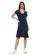 Bodymove Summer Mini Dress Blue