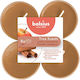 Bolsius Tealights True Scents with Apple-Cinnamon Scent in Brown Colour Up to 8 Hours Duration 8 Pieces